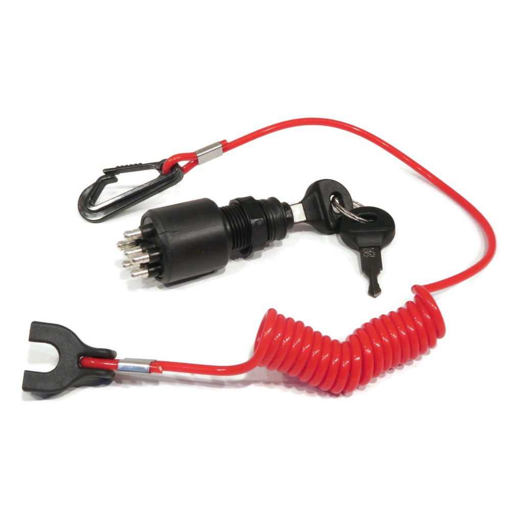 Ignition Key Switch for 1996-2000 Evinrude Remote Control Side Mount Rigging Kit