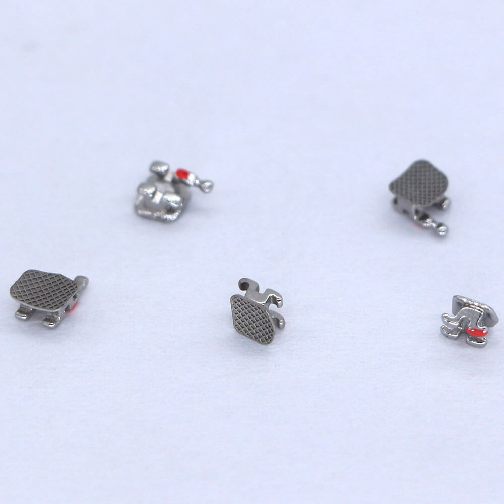 10 Kits Bondable Vertical Ortho Brackets, Roth 0.022, 3 Hooks