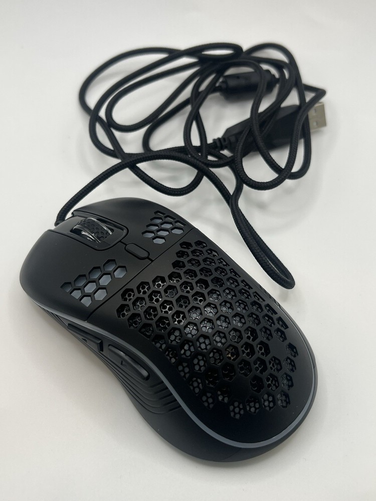 60% Red Thunder Wireless Computer Keyboard Black And Corded Mouse