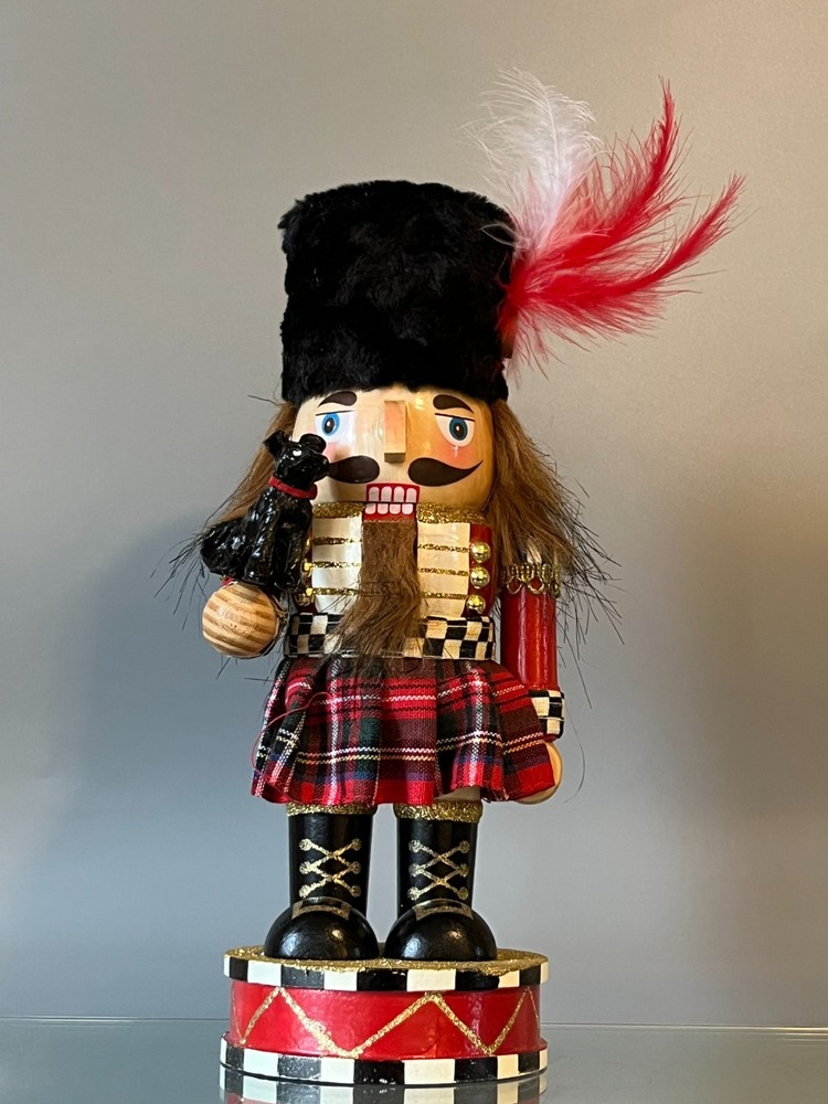 MacKenzie - Childs Tartastic Scottish Nutcracker