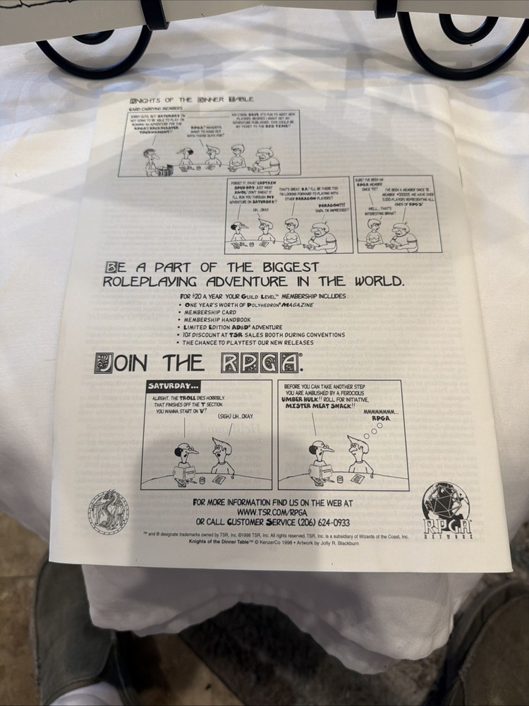 Paladin in Hell Adventure Module Advanced Dungeons & Dragons (1998) MINT!