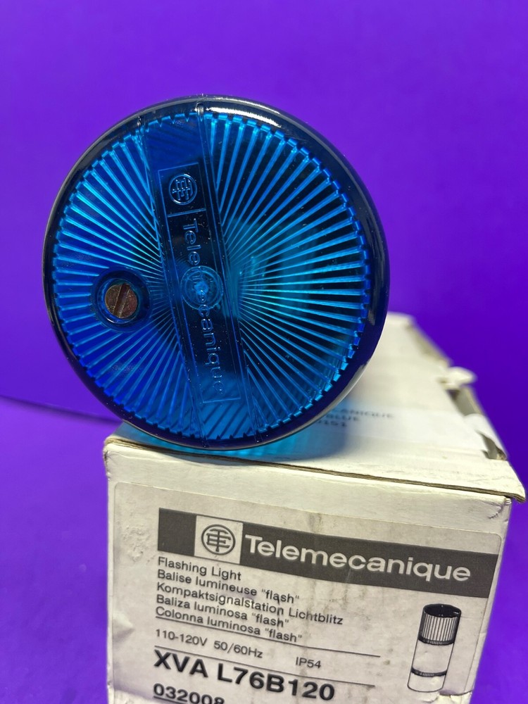 Telemecanique XVA-L76B120 Stack Light Beacon Blue 120V