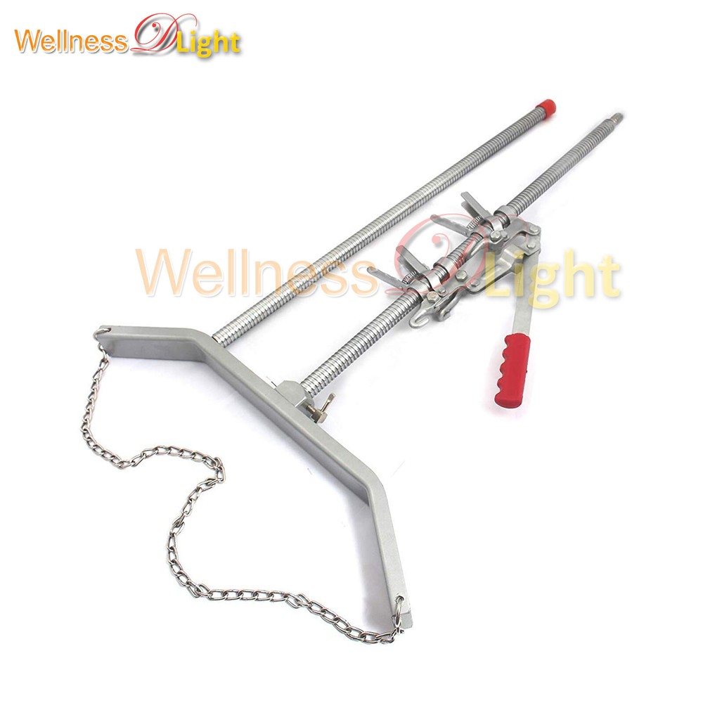 Calf Puller Double Ratchet Lever-pull Action Calving 65" Handle Veterinary Instr