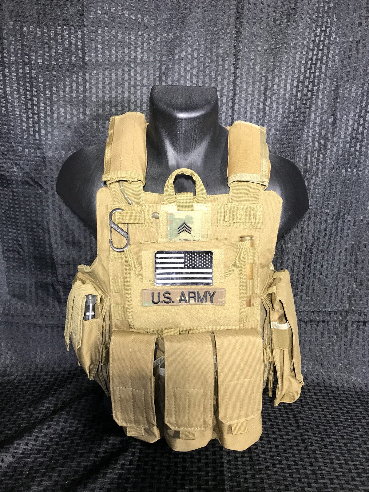 Tactical Vest COYOTE FDE Tan Plate Carrier Military Matches Multicam- Adjustable