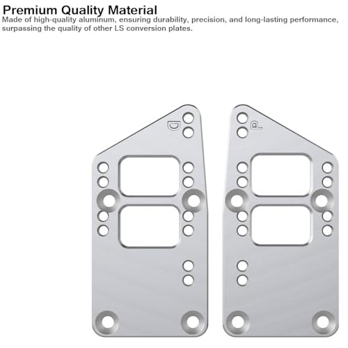 LS Swap Motor Mounts Adapter Plates - LS Conversion Adjustable Universal Swap