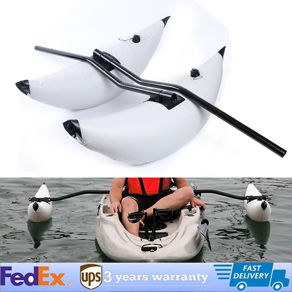 Inflatable Kayak Outrigger Stabilizer – Durable PVC Canoe Float Kit