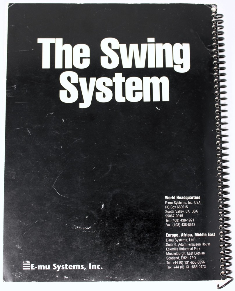 E-mu Systems Planet Phatt Operations Manual 1996