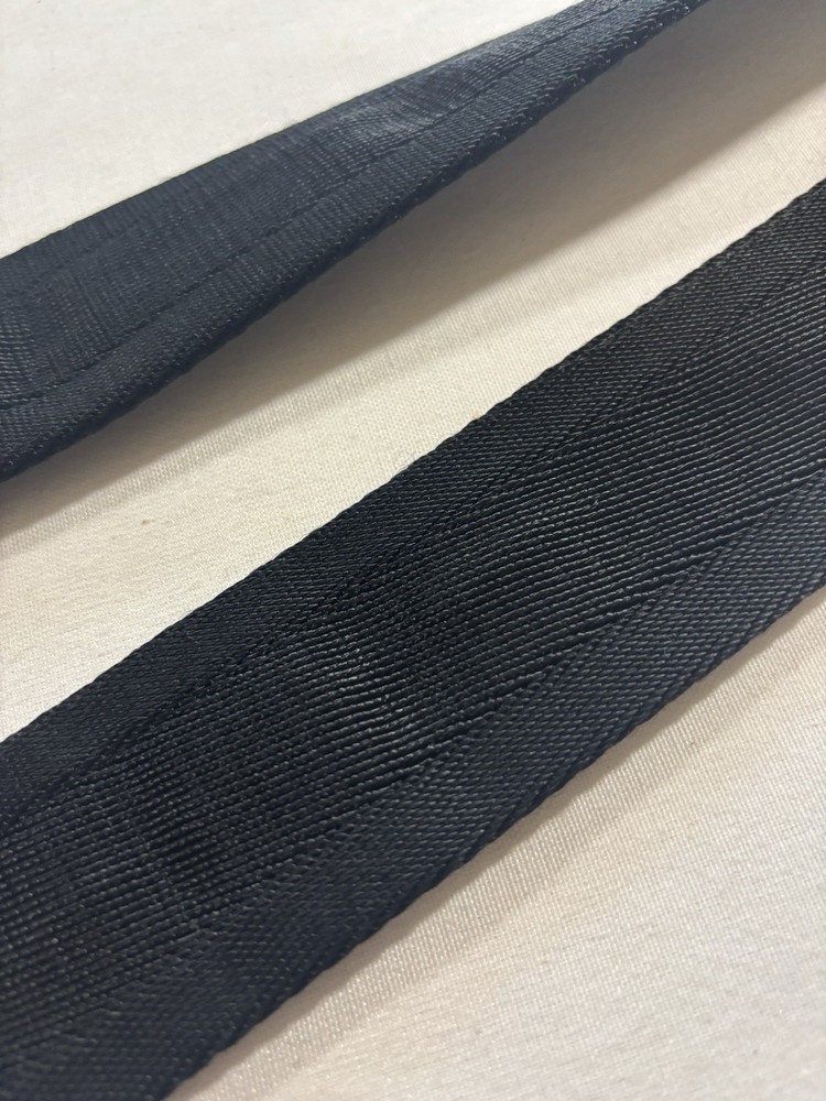 Road Runner Woven Nylon Guitar Strap 2" Fully Adjustable Black