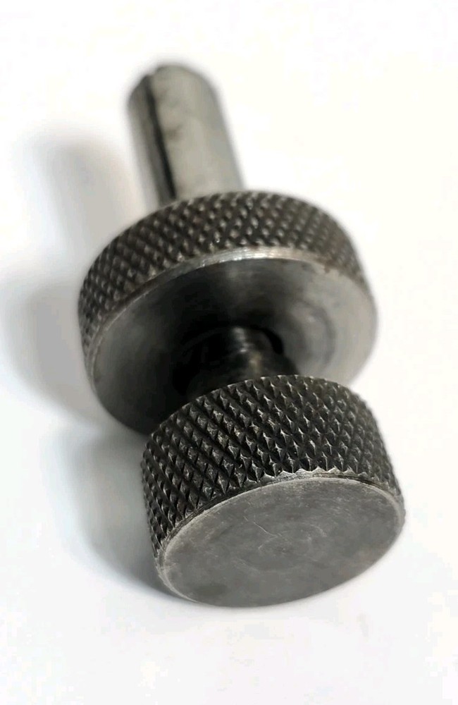 VTG PULLER Double Round Top Threaded 3/8"Dia Split Cylinder Base No Brand 2"Long