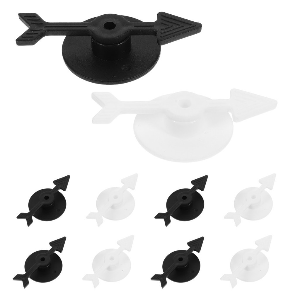 10 Pcs Rotating Broad Game Toy Transparent for Classroom Accessories