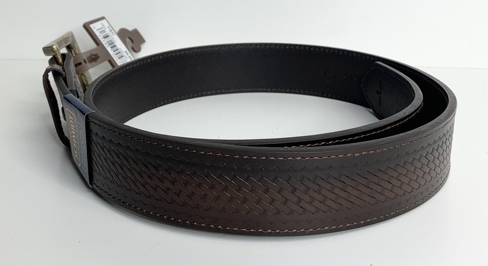 C.E. Schmidt Size 34 Leather Basketweave Belt