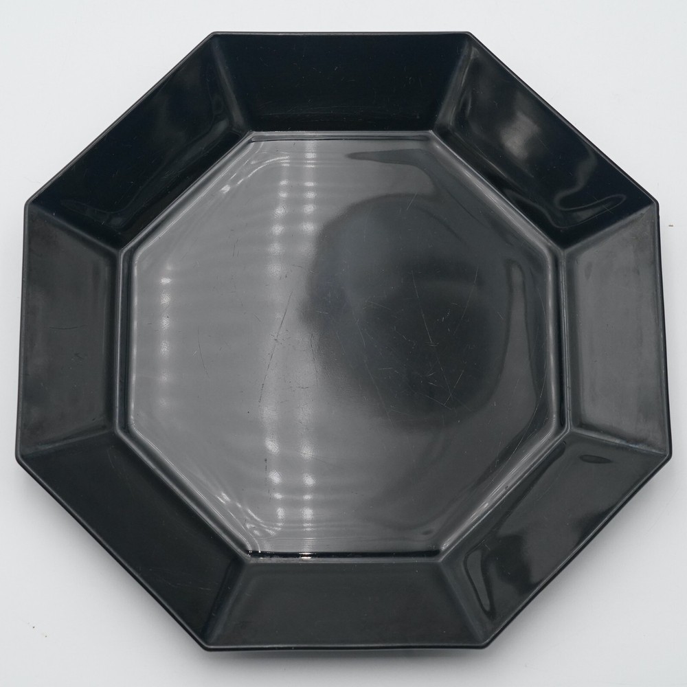 Arcoroc Octime Black Octagonal Dinner Plate, Cereal Bowl *PICK*