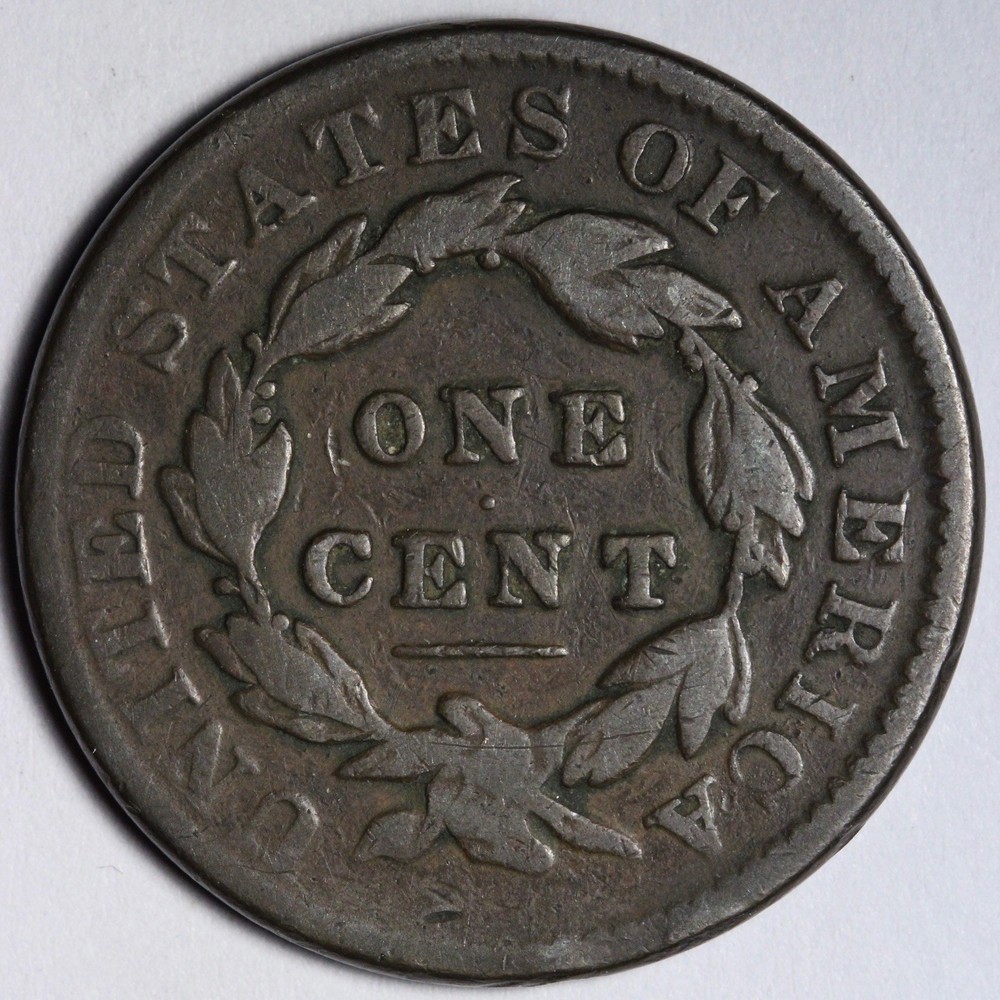 1831 Coronet Head Large Cent FINE E140 UWEM