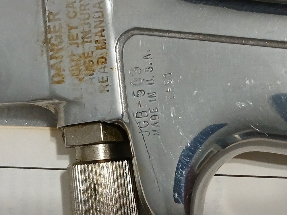 DeVILBISS SPRAY GUN JGB-509 MADE IN U.S.A.