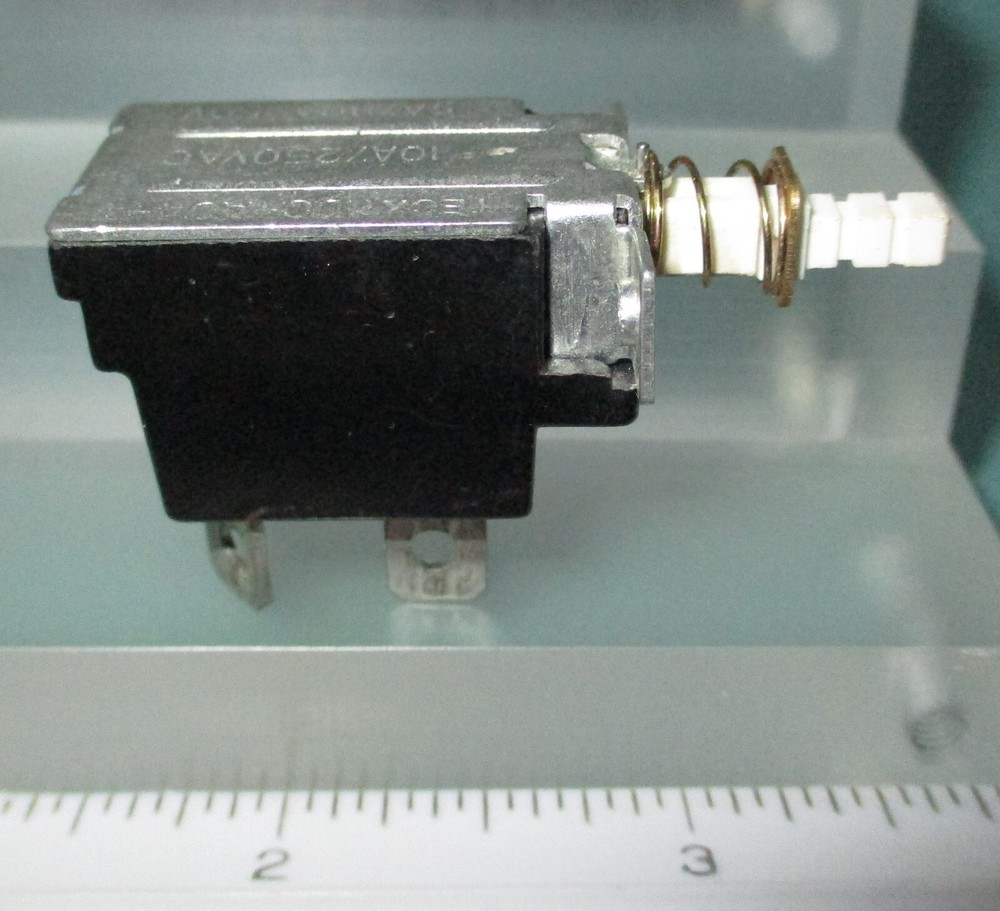 TECX DPST High Current Latching ON-OFF Push Button 250VAC Power Switch KDC-A04-T