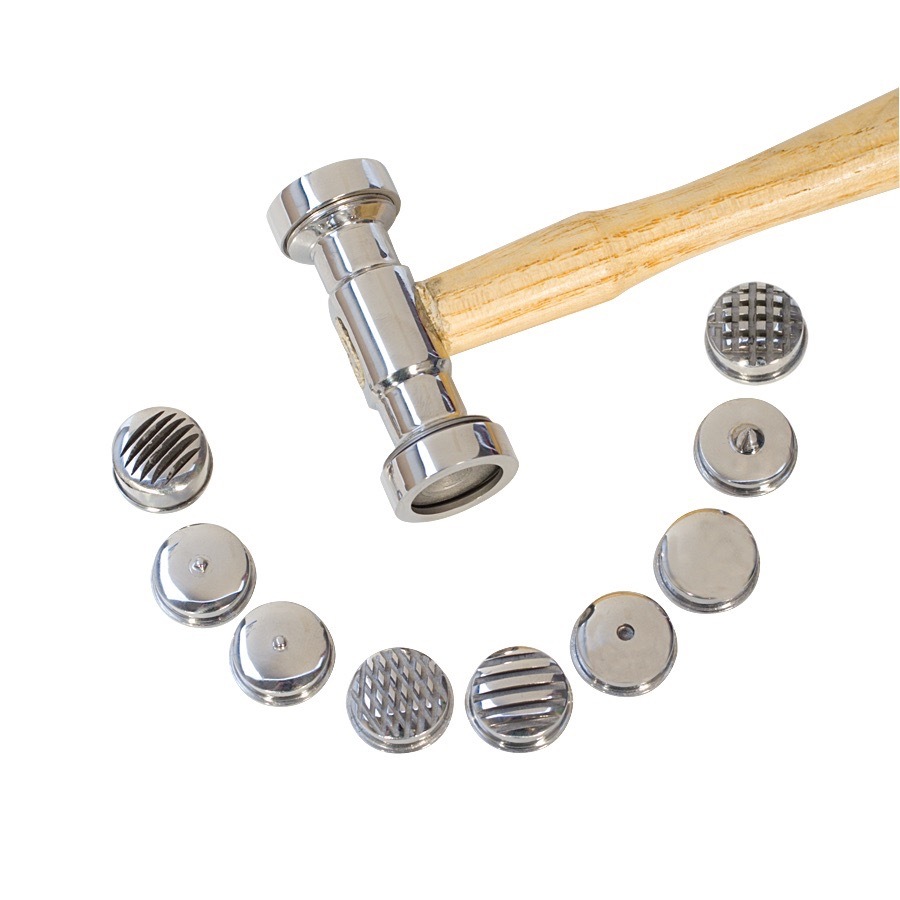 Texturing Hammer With 9 Different Tips by Eurotool