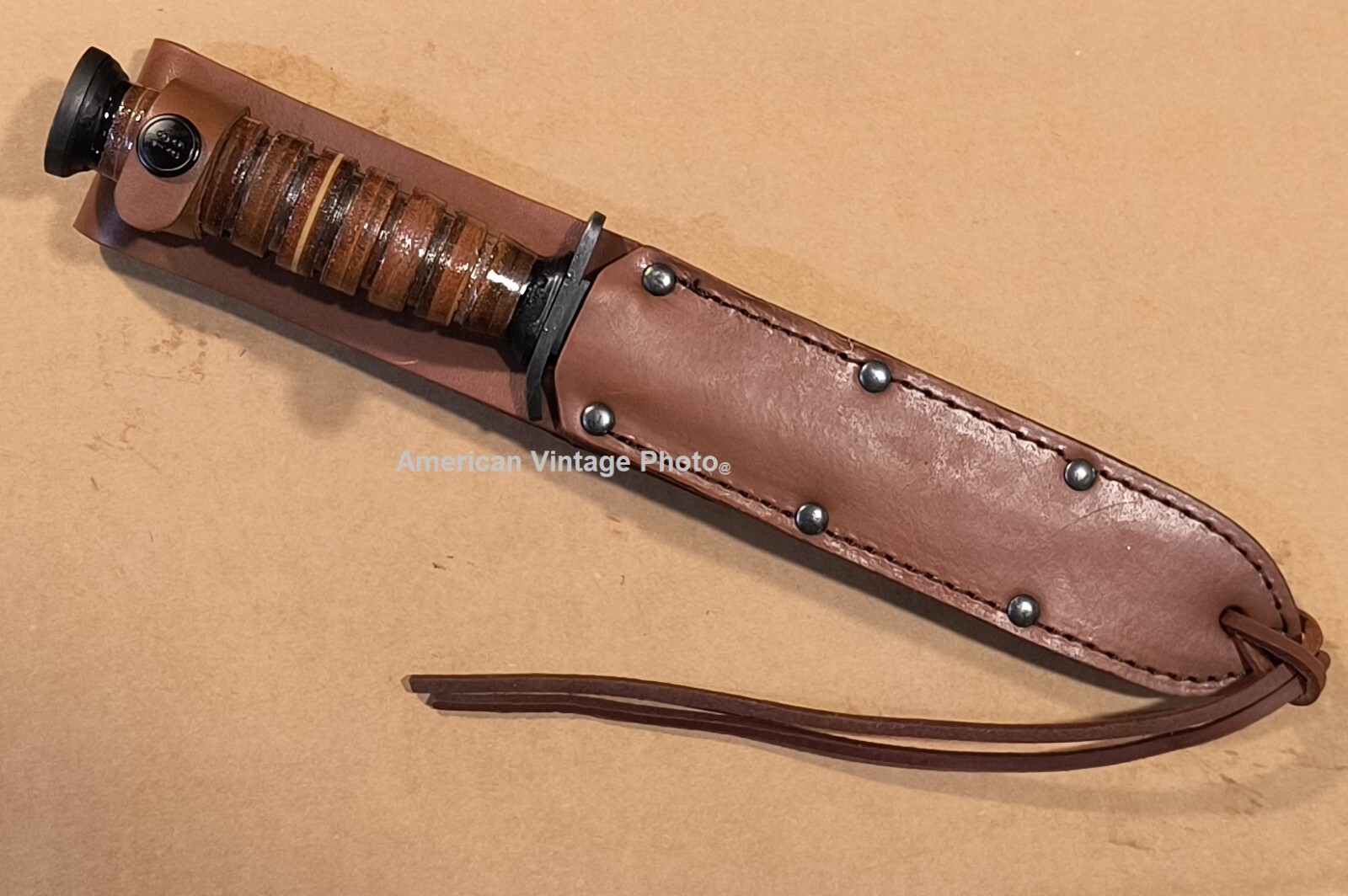 WWII M3 Trench Knife Combat Knife Import & Sheath Ontario Knife Co OKC Repro