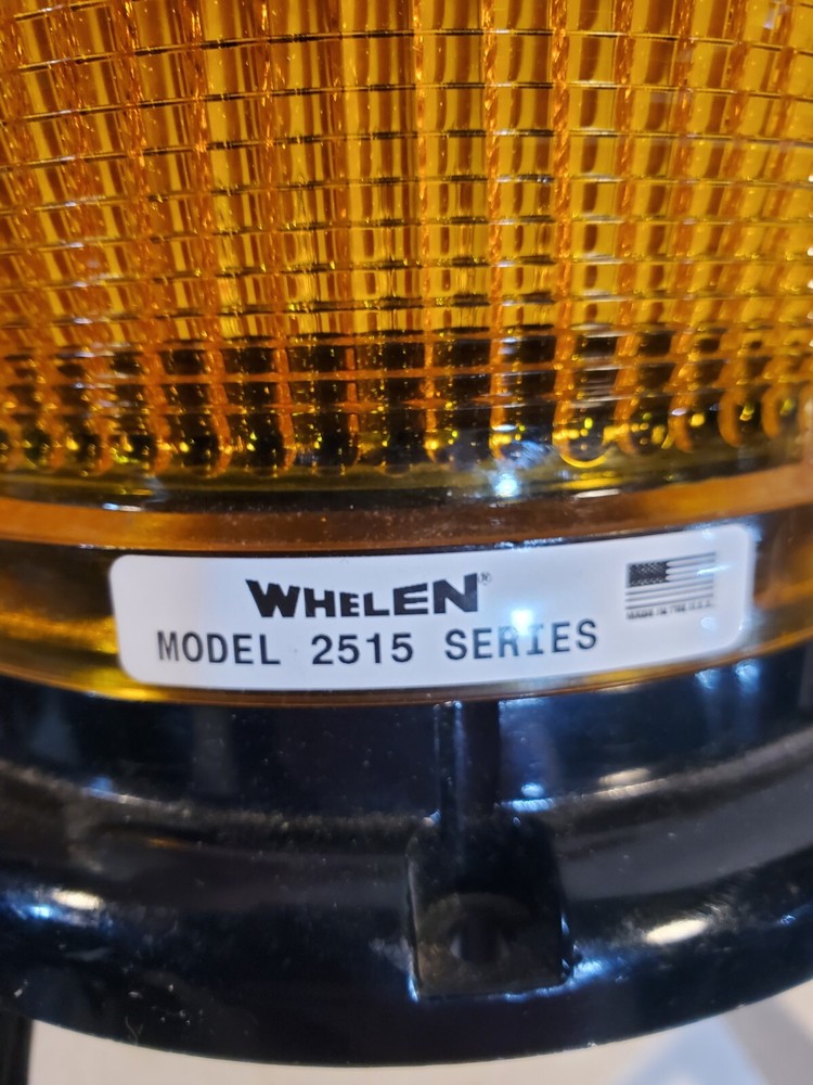 Whelen magnetic Amber Strobe Light Model 2515
