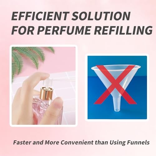 24pcs Perfume Dispenser Pump Refill Tool for Travel Refillable Atomizer Spray
