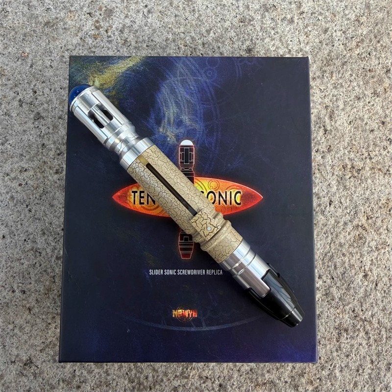 NAWYA Doctor Who 10th Metal LED Sonic Screwdriver 50th Anniversary Prop Replica