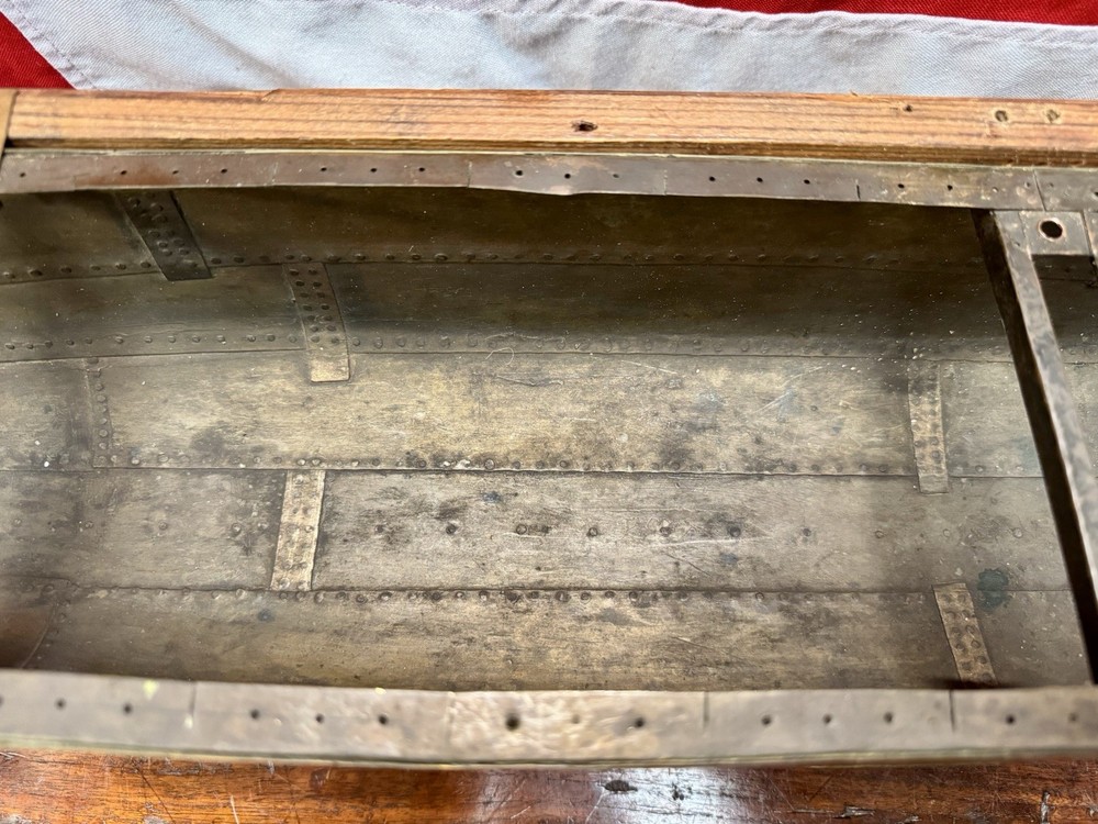 Superb Solid Brass Riveted Ship Builders Wall Mounted Half Hull.c. 1900-30’s