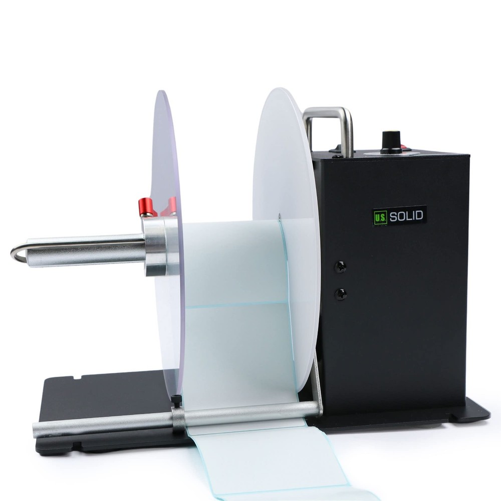 U.S. Solid Automatic Label Rewinder 8.66 in Roll Diameter 6.3 in Width