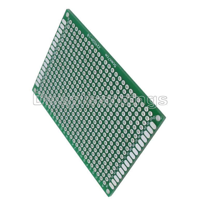 Double Side Prototype PCB Tinned Universal Breadboard 5x7 cm 50mmx70mm FR4