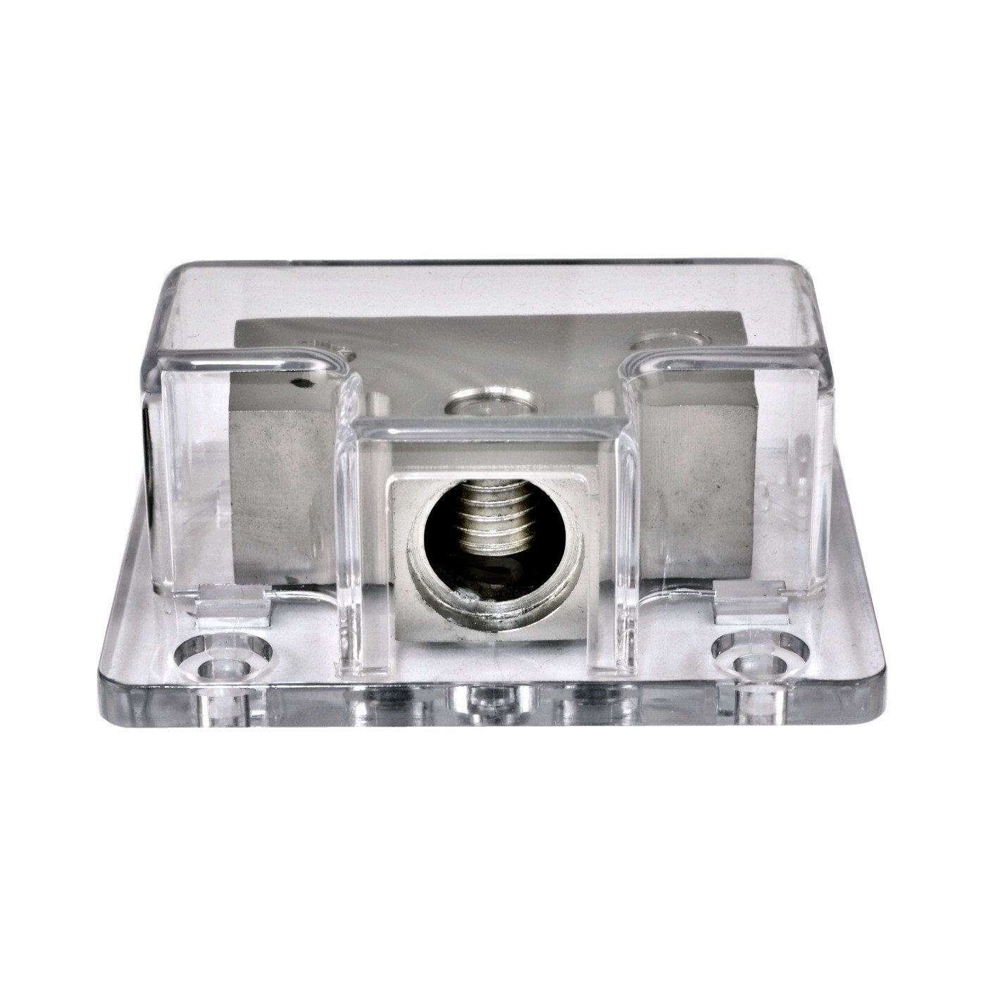 1/0 Gauge Input to 2 x 1/0 Gauge Output Power/Ground Distribution Block