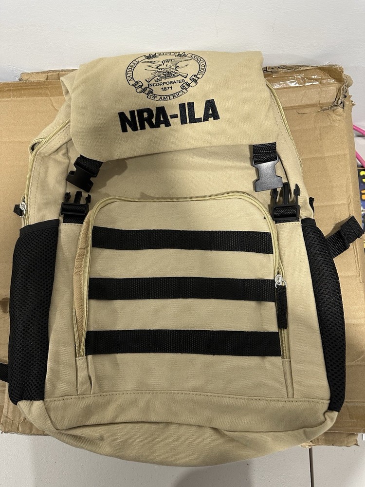 Tactical Backpack NRA-ILA Tan