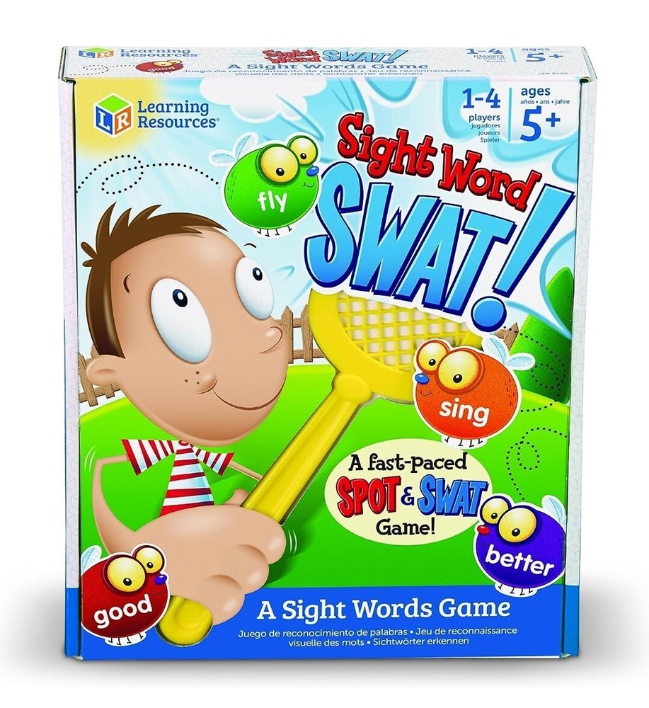 Learning Resources Sight Word Swat a Sight Word Game, Visual, Tactile & Auditory