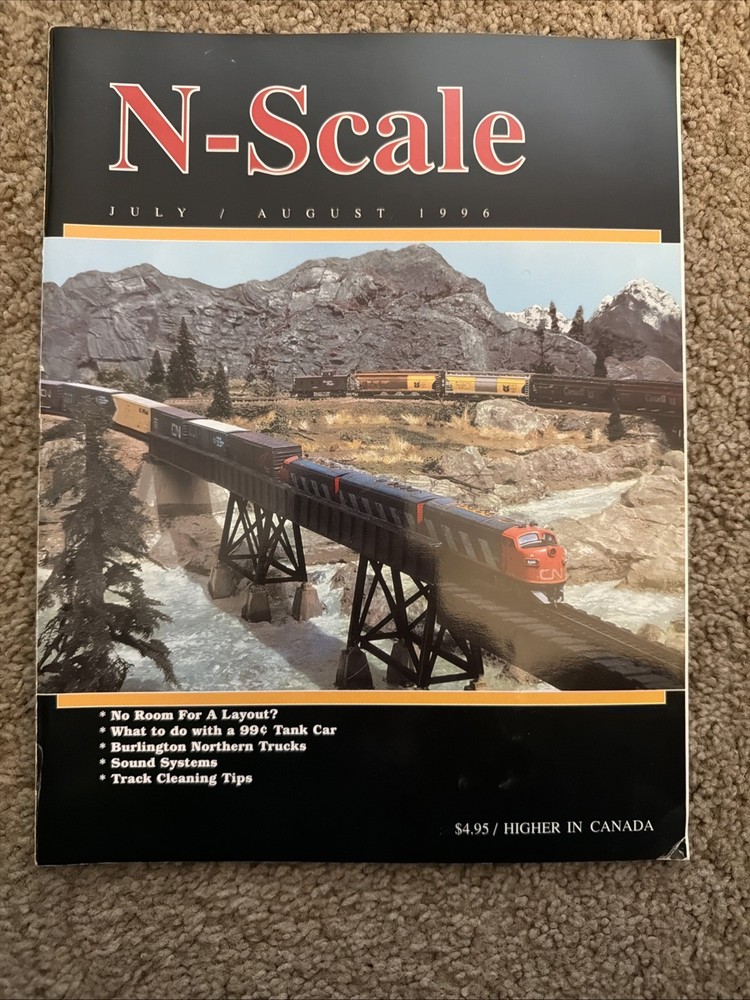 3 N-Scale Magazines 1996