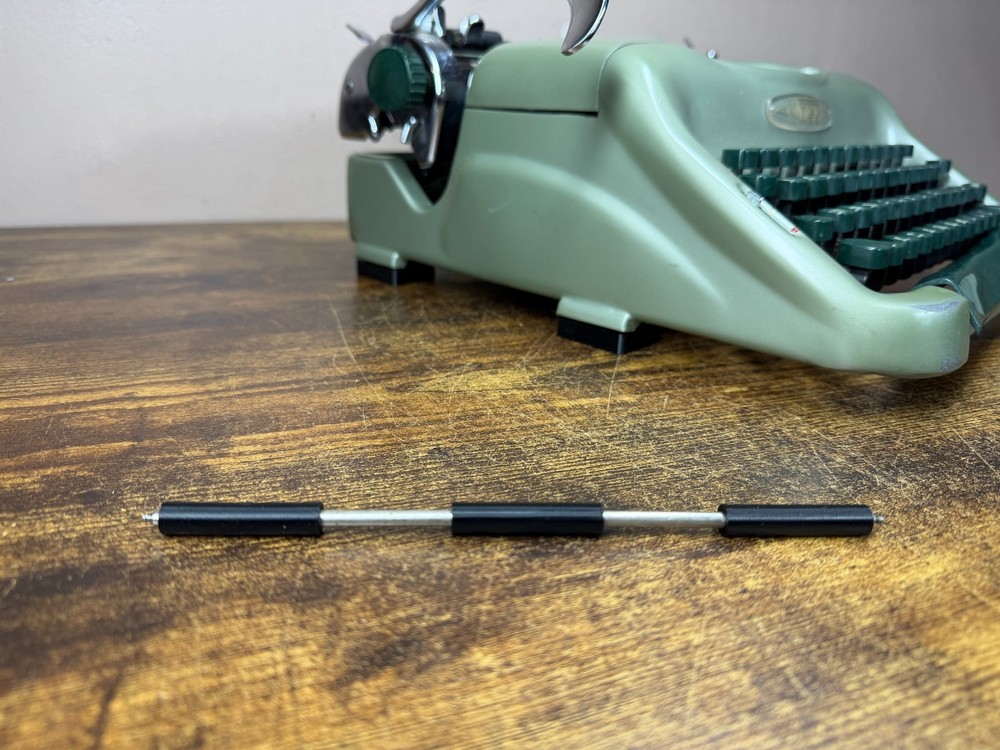 Set of 3 Replacement Front (Segment) Paper Rollers for Voss De Luxe Typewriters