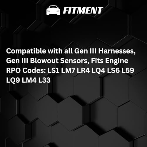 LS Gen 3 Knock Sensor Relocation Extension Harness 41'' Compatible with LS1