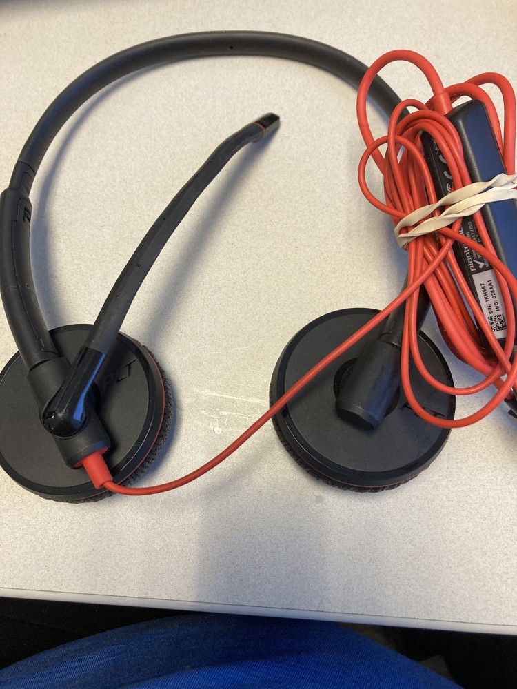 Poly Plantronics Blackwire 3200/3300 Series Wired USB Headset.