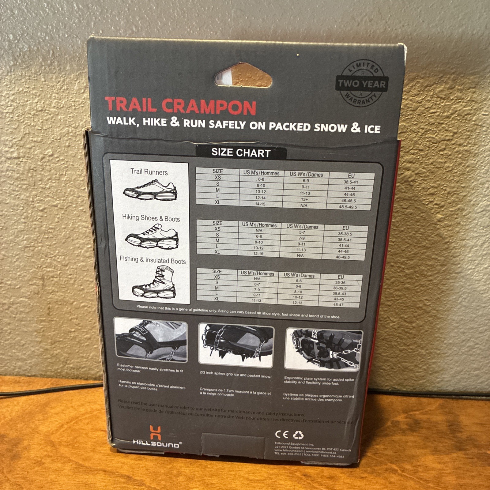 Hillsound Trail Crampon Size Small New In Box
