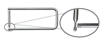 Instrument STRINGER, 2.5" x 16" with Side Pin Lock