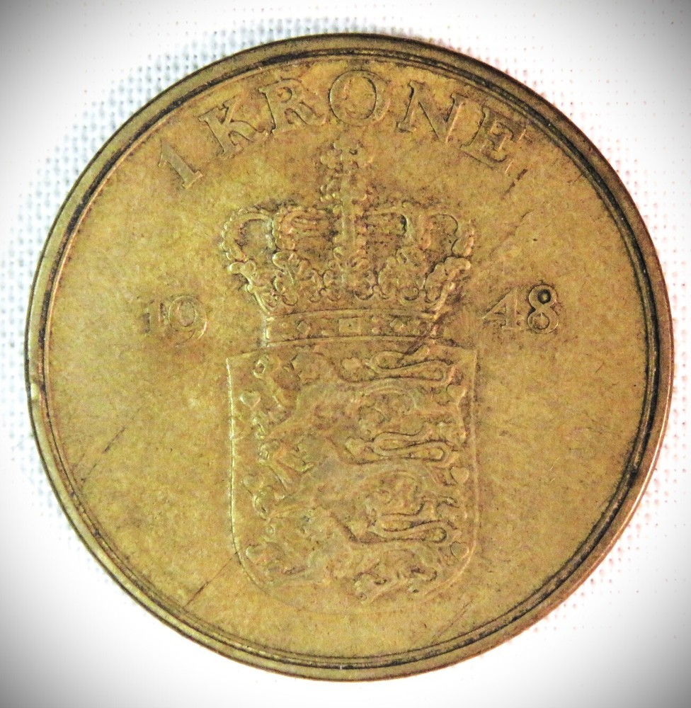 Denmark  1948      1 Krone        (225)