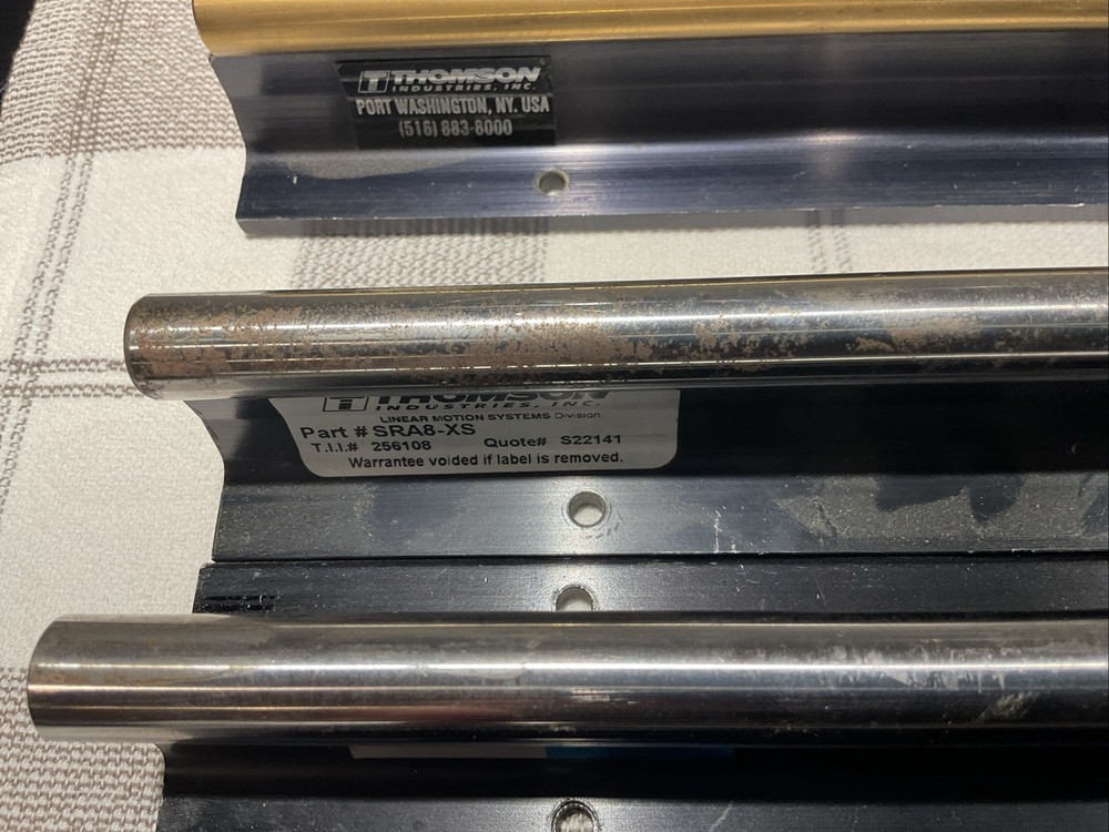 Thomson Linear 12” Quick slide Rails Plus 2 8”