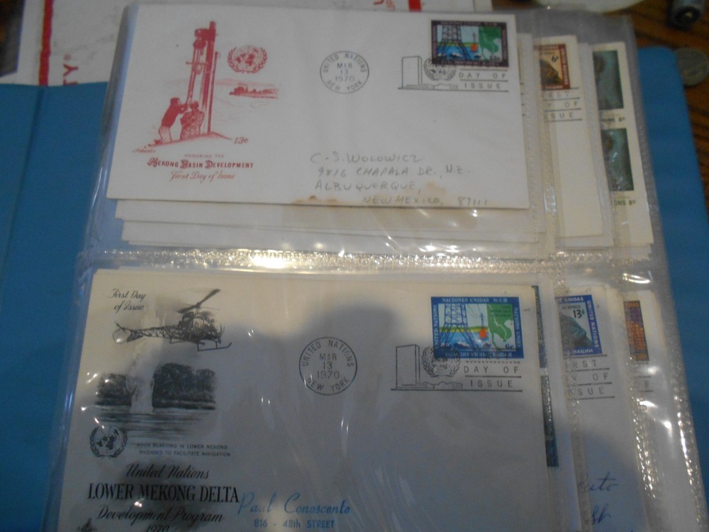 united nations first day covers 1970-80
