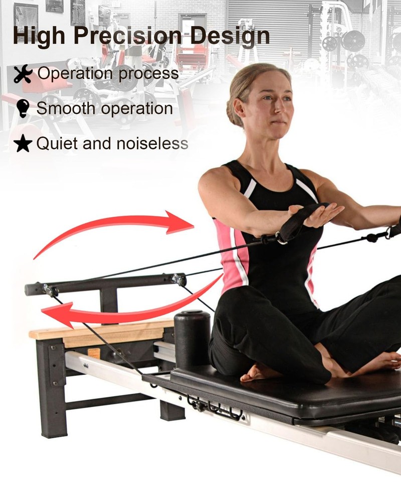 4 PCS Gym Replacement Wheel Rollers Fits Total Trainer Pilates Pro Models