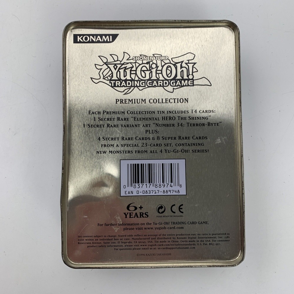 Yugioh Premium Collection Empty Tin Case