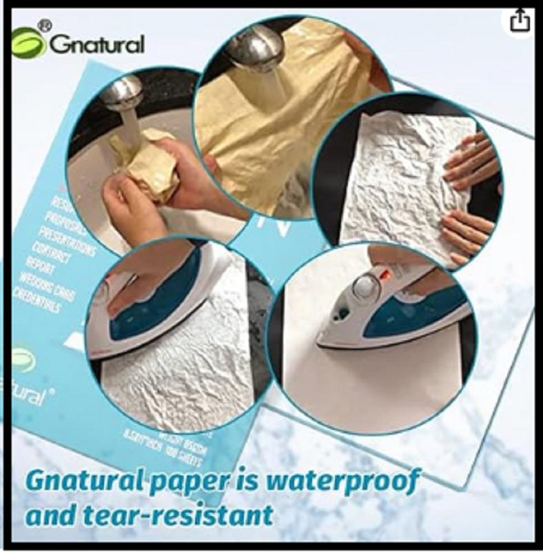 75% cotton 25% linen paper85gsm inkjet printing paper8.5x11 white color get