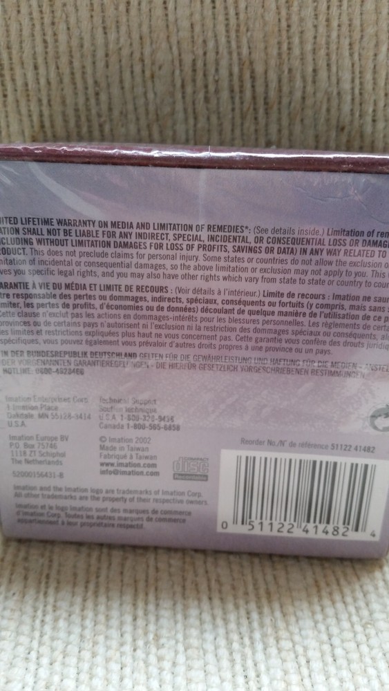 imation neon Mini CD-R 202mb/23min with cases (5 pack)