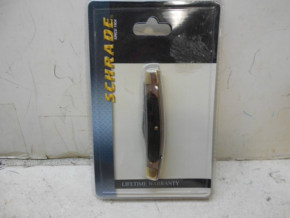 new schrade 330t oldtimer middleman 2 blade pocket knife
