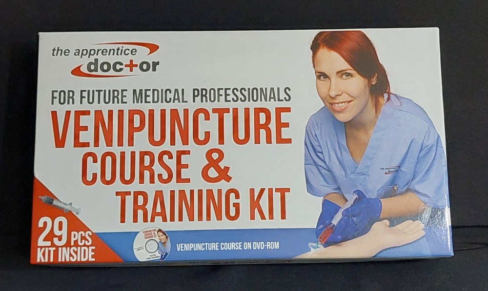 The Apprentice Doctor Venipuncture Course & Training Kit 29 Pcs Inside