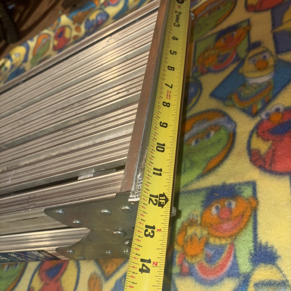 Werner AP-20 aluminum work platform ladder-Fully Functional/Used