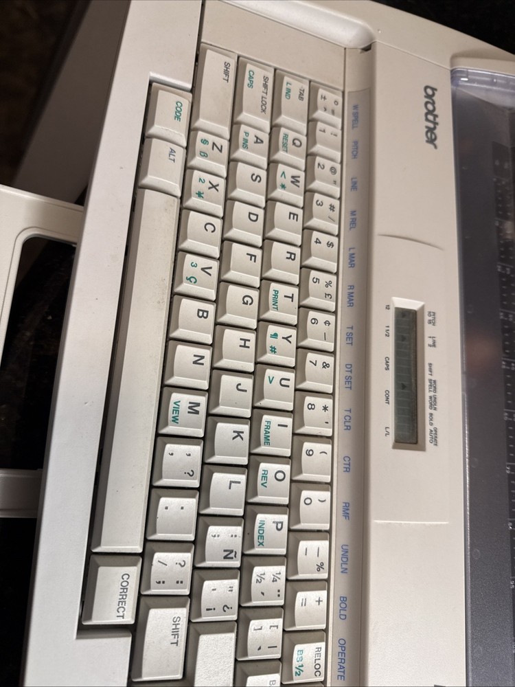 Brother ML-300 Electronic Display Typewriter Tested & Working Good Condition