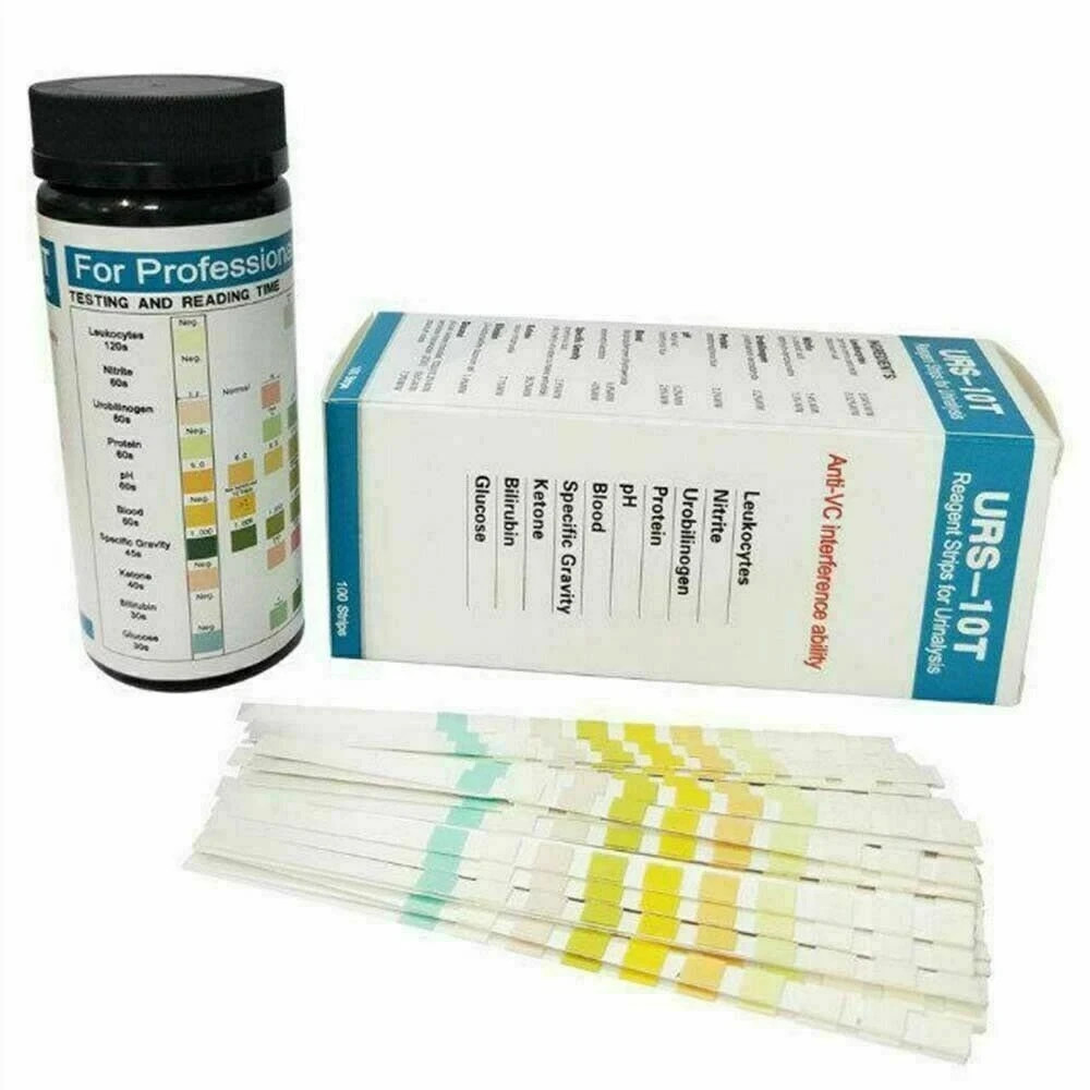 Urine Dipstick 10 Parameter Urinalysis Reagent Test Strips