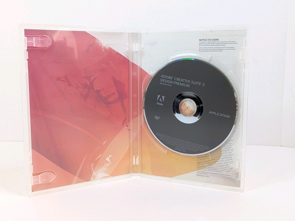 Adobe Creative Suite 3 Design Premium Macintosh/Windows OS 30 Day Trial Untested