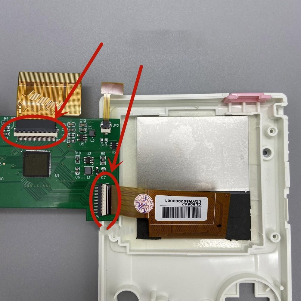 Touch Control Backlight LCD Screen Modification for Nintendo Game Boy Color GBC
